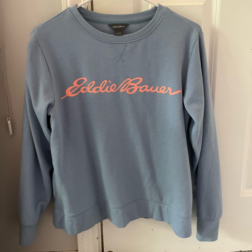 Medium Blue Crewneck | Size Womens Small | Eddie Bower
